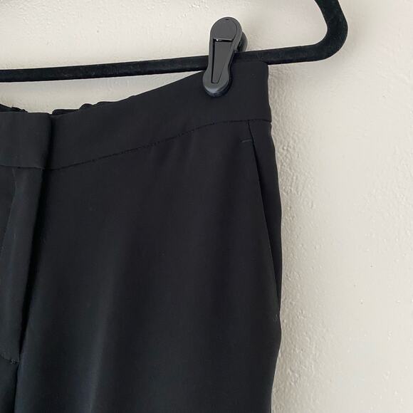 J. Crew Black Elastic Back Trousers Size 4 - Picture 2 of 7